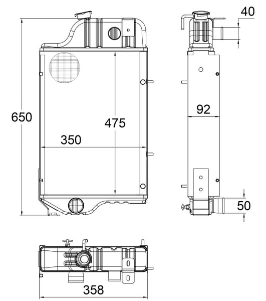 Radiateur JD vue 4