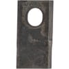 Mower blade LH 92x48x4mm oval bore 24.0x20.0mm Suitable for Kongskilde JF/Stoll 25 pack