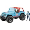 U02542 Jeep blue with driver