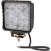 Work light LED, 48W, 3840lm, square, 10/30V, 112x54.5x136mm, Flood, 16 LED's, Kramp