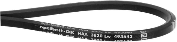 Courroie trapézoïdale double AA/HAA 13 X 3830 LD — réf. 493643