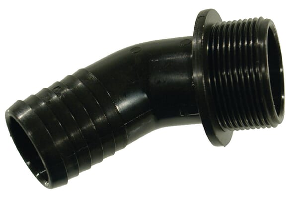 Arag - hadicová koncovka 45°, vnější závit