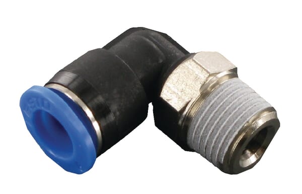 L-zásuvné šroube ní výkyvné s vnějším závitem a  vnějším šestihranem MEC