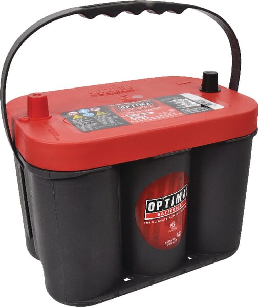 Batterie 12V 50Ah 815A AGM Red Top RTC 4.2 Optima · réf. 801287