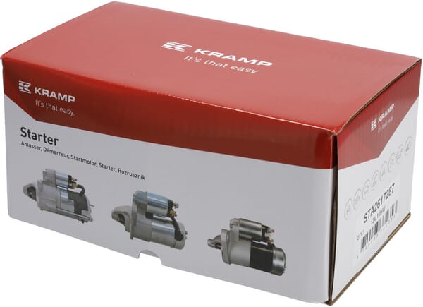 Démarreur 12V, 1,0kW, 11 dents, CW vue 4
