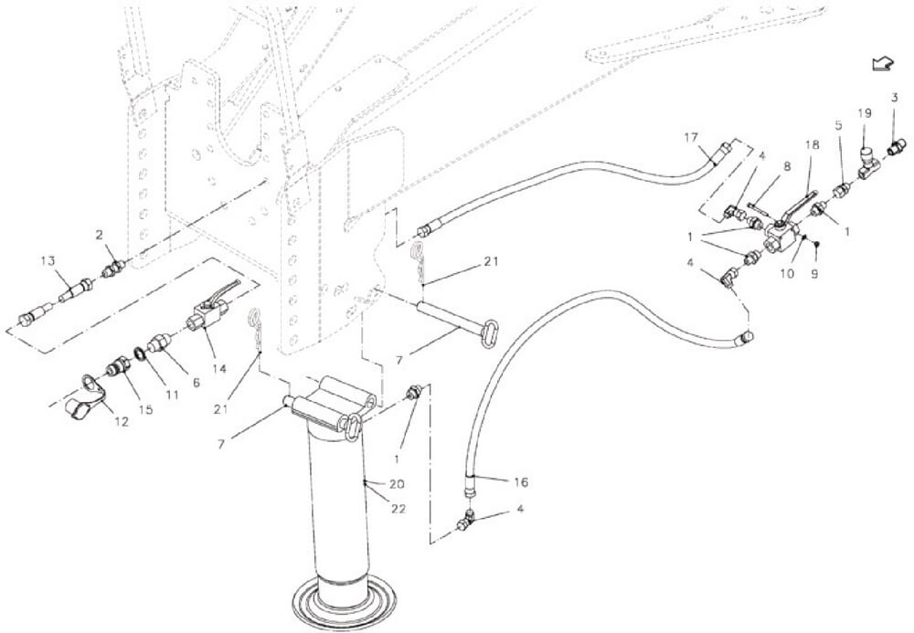002 Parkovací stojan, hydraulický