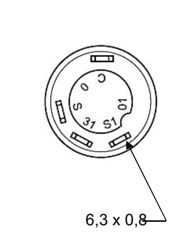Interrupteur poussoir, PTO, rond, jaune vue 4