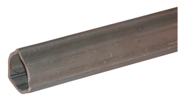 Tube profilé extérieur PTO 50, triangulaire, 51,5 x 45,5 x 3 mm, L : 3 000 mm — réf. PTO950OPT3000GP
