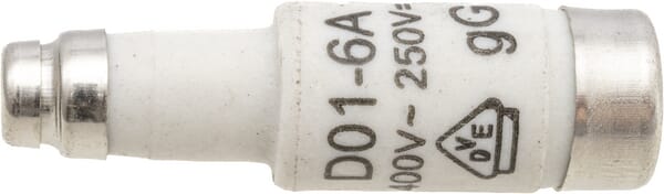 Fusible 6A longueur 36mm Hager · réf. D016
