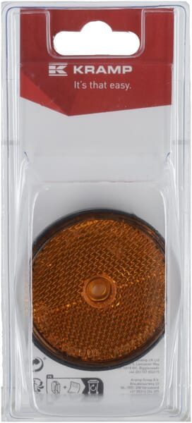 Réflecteur rond orange Ø60mm (2) — réf. KR484066P02B