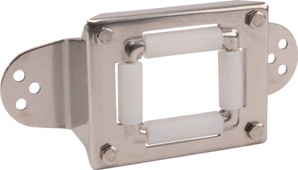 Nástěnný vodící rám pro hadice, nerez. ocel