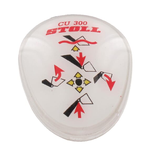 Plaque de symbole CU 300 Stoll · réf. 1434230