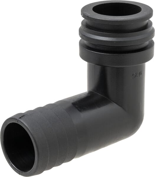 Raccord à fourche, femelle 90° AF3, embout de tuyau 25 mm · réf. 8420305