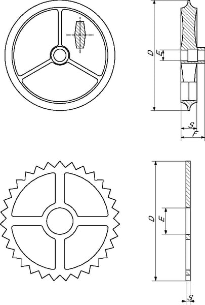 Roue 550 mm vue 2
