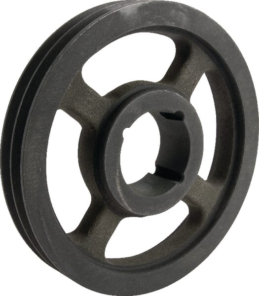 Klínová řemenice 2 drážky B nebo SPB průměr 287 mm pro pouzdro Taper Lock 2517 Kramp