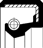 Těsnění BAX7 35x56x10 NBR
