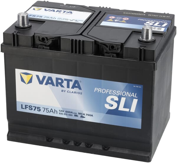Käynnistysakku Varta 12V 75Ah 600A - Auton Akut ja Ajoneuvoakut - 812071000 - 1