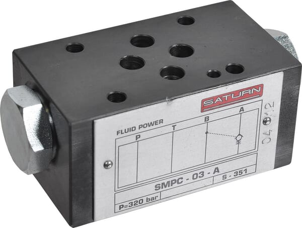 Clapet antiretour commandé NG6 vue 4