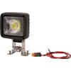 Work light LED, 25W, 2500lm, square, white, 105x84x105mm Deutsch plug, Wide flood, 1 LED, Kramp