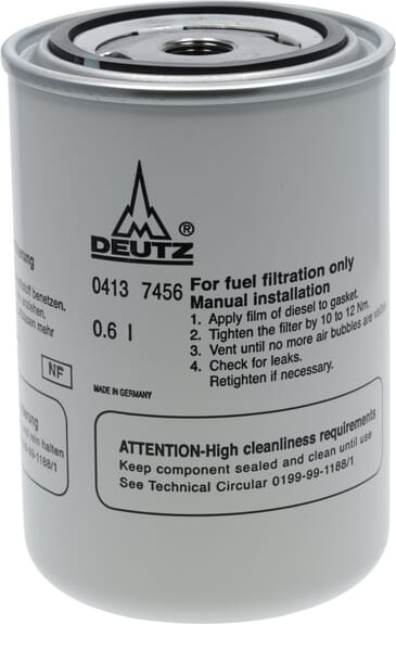 Filtre à carburant fileté — réf. 04137456