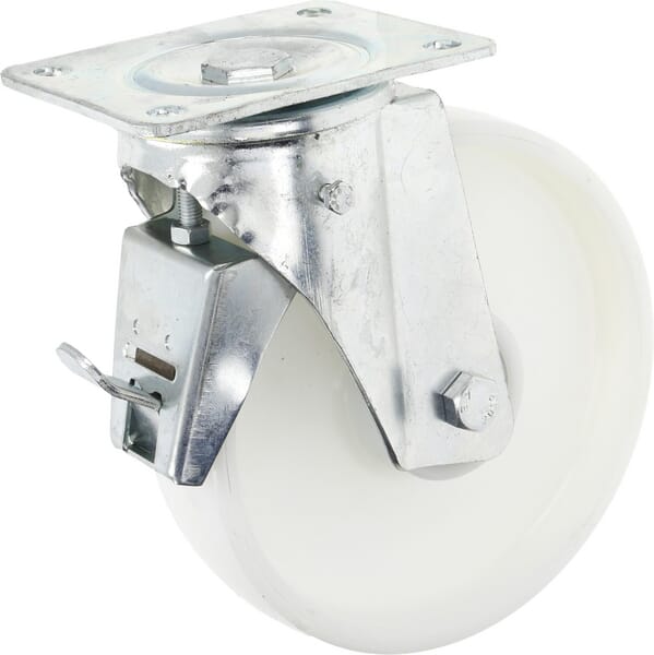 Roue pivotante, roue en polyamide : Ø200x50mm, Fixation de plaque: 135x110mm Load: 300kg, Ro-Carr · réf. WH50NF200