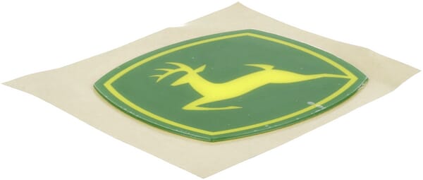 Étiquette de marque, cerf bondissant vue 2