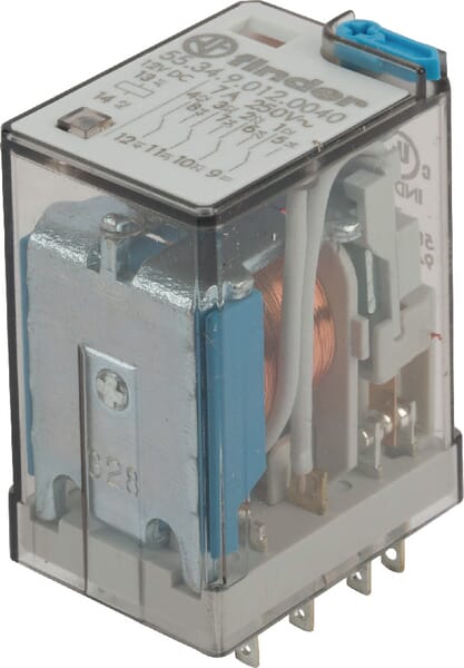 Relais Finder 4 W 7 A 12 VDC · réf. 553490120040