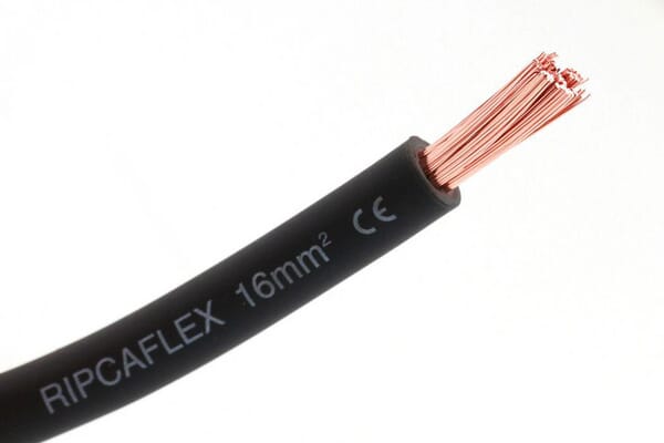 Câble flexible 1x10mm² PVC, noir · réf. 1010FLEXBK