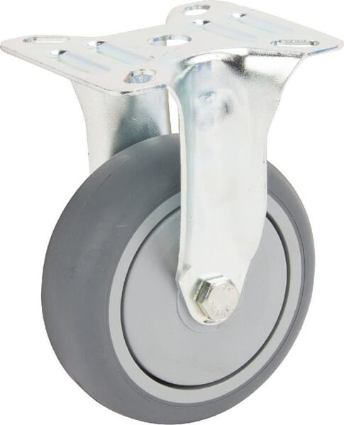 Roue fixe rigide Ø75x25mm, Fixation de plaque: 67x60mm Load: 75kg Tente · réf. 2478PJP075P60
