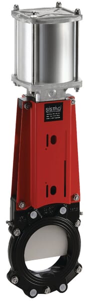 Vanne guillotine pneum. DN 400 · réf. DN400VNCN