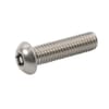 ISO7380TP flat round-head screws with Torx and pin metric, A2 stainless steel — AISI 304