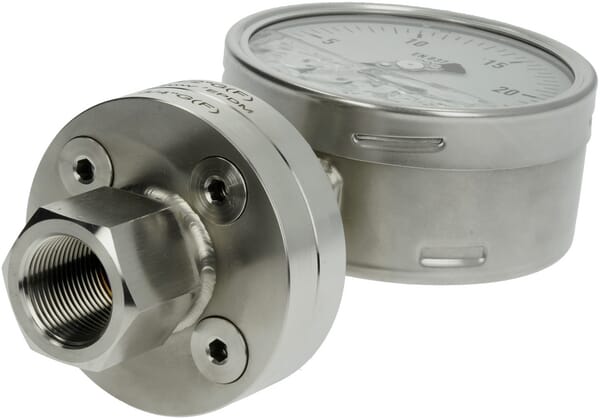 Manomètre 3/4" + membrane vue 3