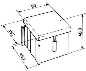 Porte-fusible vue 3