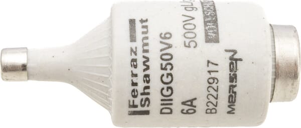 Fusible 500V 6A longueur 50mm · réf. 06ATDTII