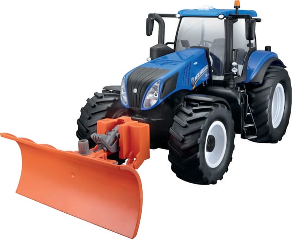 Tracteur New Holland T8.435 avec chasse-neige 2,4 GHz — réf. MA82722
