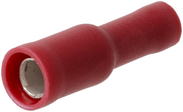 Connecteur à balle femelle, rouge, 0,5-1 mm² 4 mm (100x) — réf. LA9125CKR