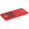 Square reflector, red, screw-on, Britax