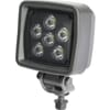 Work light LED, Heavy Duty, 36W, 3000lm, square, 12-100V, 98x102x80mm Deutsch plug, Flood, 6 LED's, Kramp