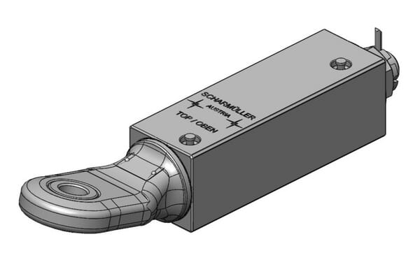 Oeillet d'attelage Cat. 2 diamètre 33mm avec palier 15° ISO 21244 · réf. 00663350A02