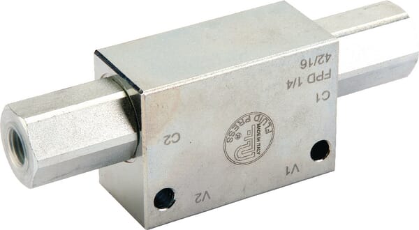 Clapet anti retour pilote 1/4" vue 2