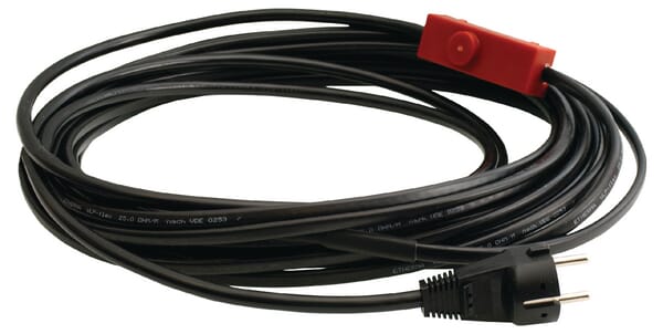 Cordon chauffant + thermo. 14m — réf. WE223590