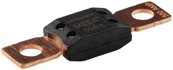 Fusible méga 500A longueur 68,6mm brun Hella · réf. 8JS742902111
