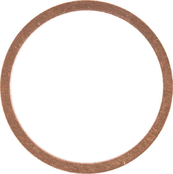 Měděná podložka 42x49x2 mm