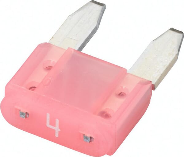 Fusible lame mini 4A longueur 10,9mm rose pack 50x Hella · réf. 8JS728596121