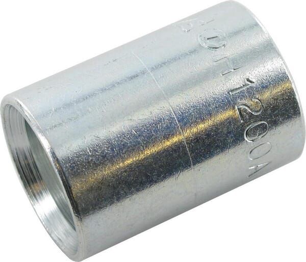 Jupe à sertir Ø22x31mm DN10 acier / chromé Alfagomma · réf. SFA95C10