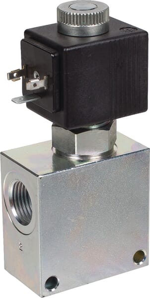 Vanne 2/2 EC10M NO 12Vcc 1/2BS vue 2