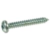 DIN 7981C pan head self-tapping screws with Pozidriv cross-slot raised head, zinc-plated