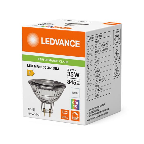 Lampe LED 3,4 W 840 GU5.3 · réf. MR1635D940G5