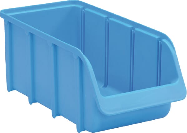 Boîte de rangement 146x318x127mm, capacité 4,24l, polypropylène bleu, Linbin no.3L de Hünersdorff · réf. WE6833
