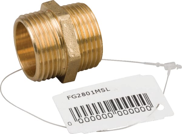 Raccord en laiton 2xM 1" · réf. FG2801MSL